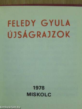 Újságrajzok (minikönyv)