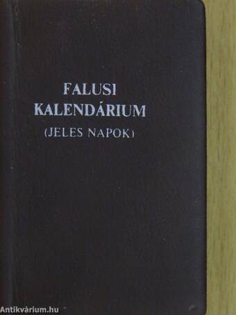 Falusi kalendárium (minikönyv)