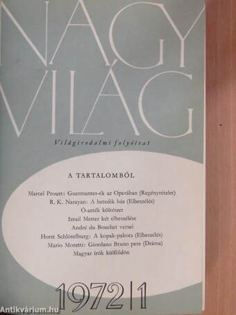 Nagyvilág 1972. január-június (fél évfolyam)