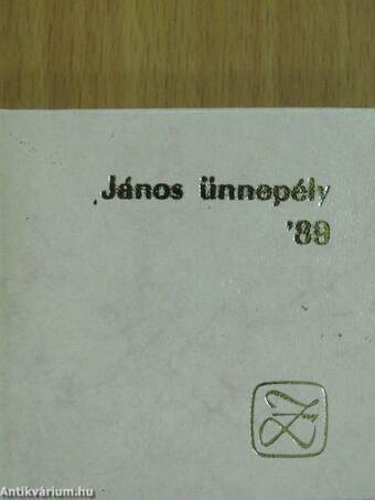 János ünnepély '89 (minikönyv)