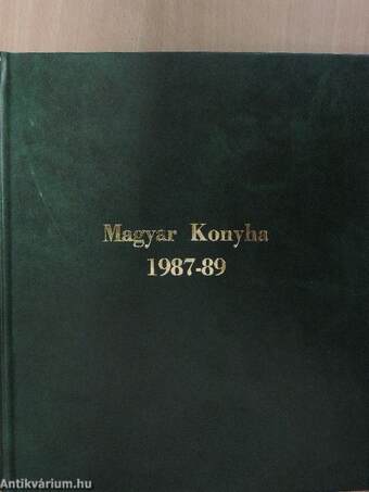 Magyar Konyha 1987-1989. január-december