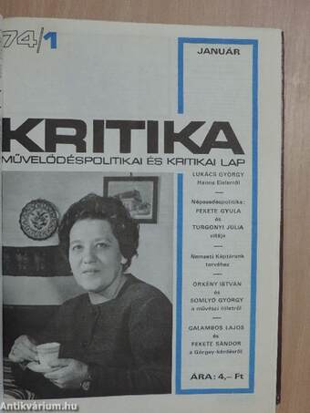 Kritika 1974. január-december