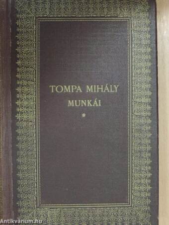 Tompa Mihály munkái IV.