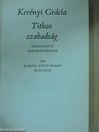 Titkos szabadság