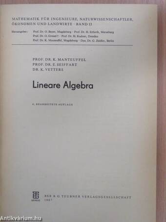 Lineare Algebra