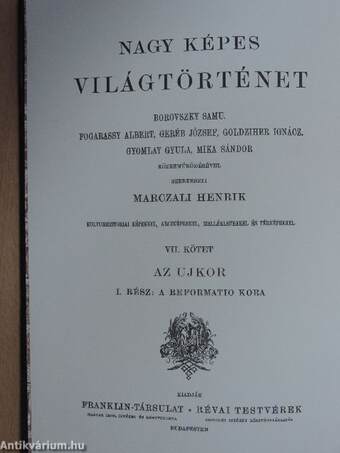 Nagy Képes Világtörténet VII.