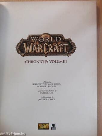 World of Warcraft: Chronicle I.