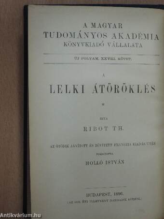 A lelki átöröklés