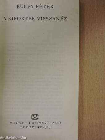 A riporter visszanéz