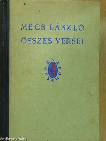 Mécs László összes versei (aláírt, számozott példány)