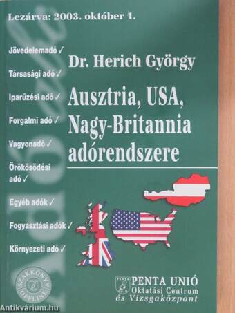 Ausztria, USA, Nagy-Britannia adórendszere