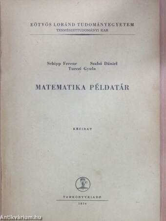 Matematika példatár