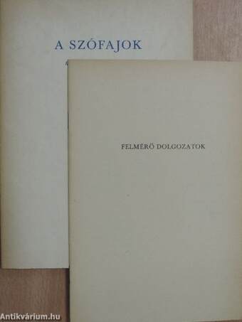 A szófajok II.