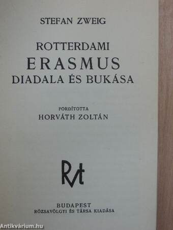 Rotterdami Erasmus diadala és bukása