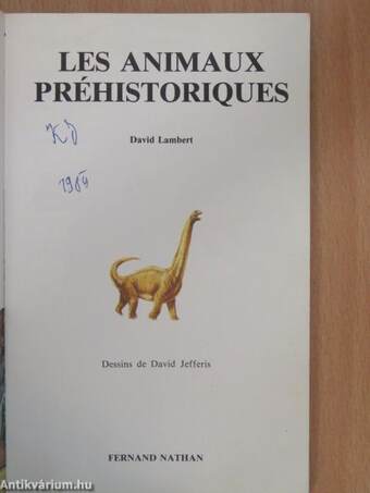 Les animaux préhistoriques