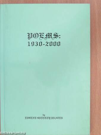 Poems: 1930-2000