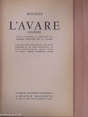 L'avare