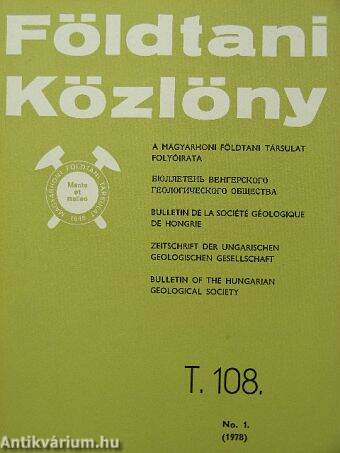 Földtani Közlöny 1978/1.