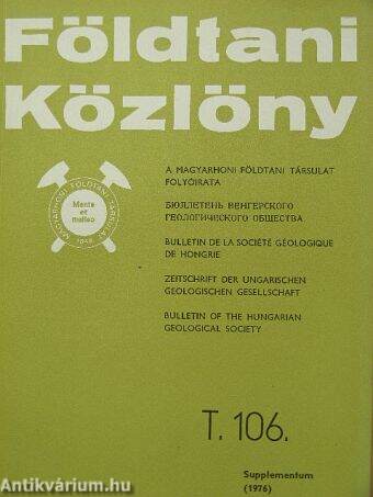 Földtani Közlöny 1976. Supplementum