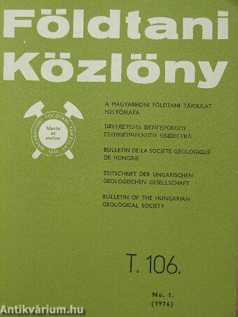 Földtani Közlöny 1976/1.
