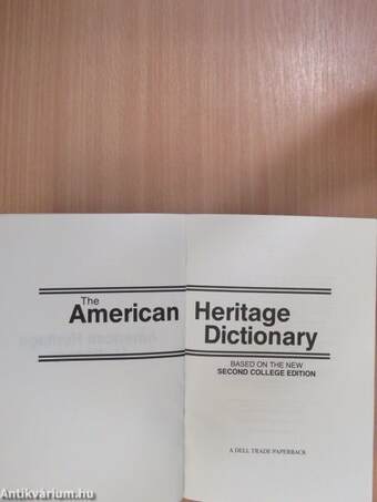 The American Heritage Dictionary