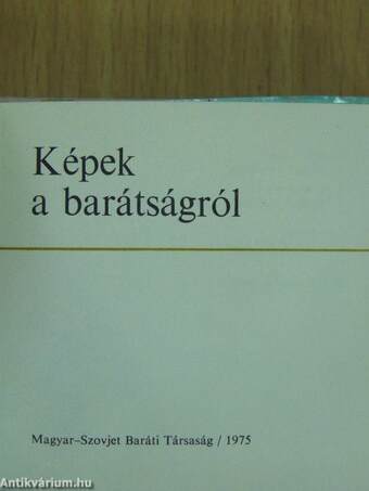 Képek a barátságról (minikönyv) (számozott)