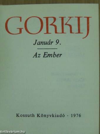 Január 9./Az Ember (minikönyv)