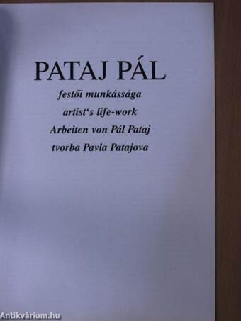 Pataj Pál festői munkássága