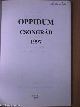 Oppidum Csongrád 1997