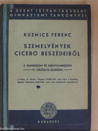 Szemelvények Cicero beszédeiből