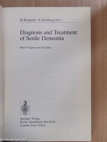 Diagnosis and Treatment of Senile Dementia