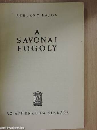 A savonai fogoly