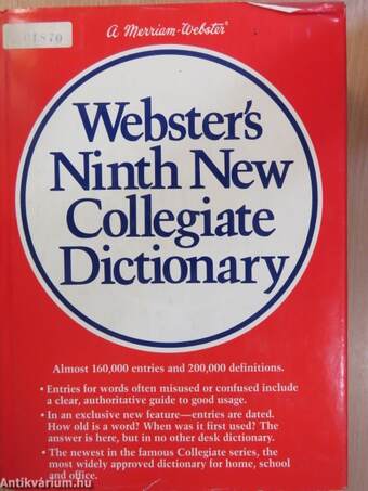 Webster's Ninth New Collegiate Dictionary