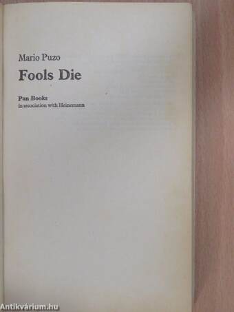 Fools die