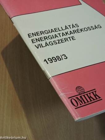 Energiaellátás, energiatakarékosság világszerte 1998/3