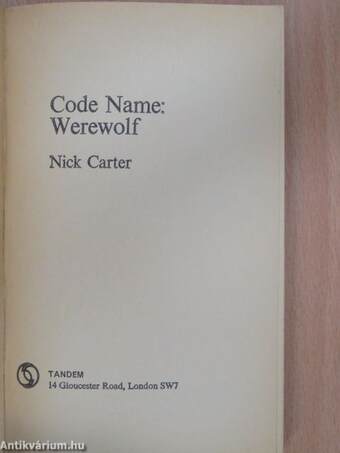 Code name: Werewolf