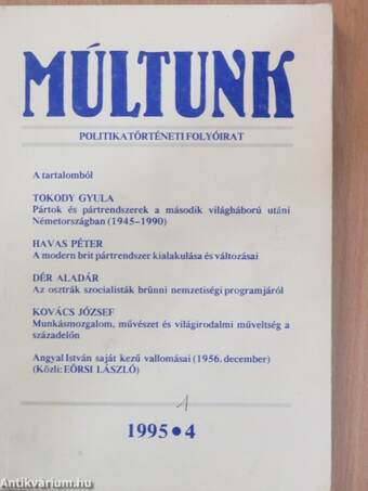 Múltunk 1995/4.