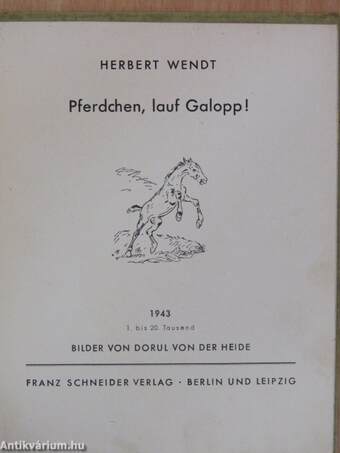 Pferdchen, lauf Galopp!