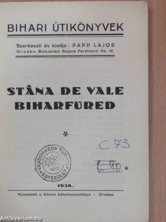 Stana de Vale - Biharfüred