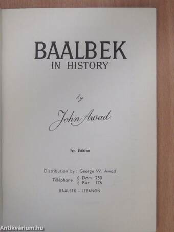 Baalbek in history