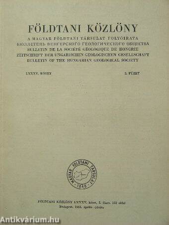 Földtani Közlöny 1955. április-június