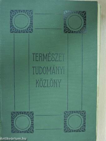 Természettudományi Közlöny 1928. január-december