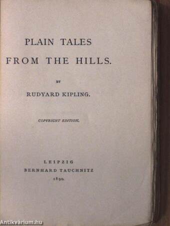 Plain Tales from the Hills