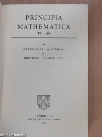 Principia Mathematica to *56