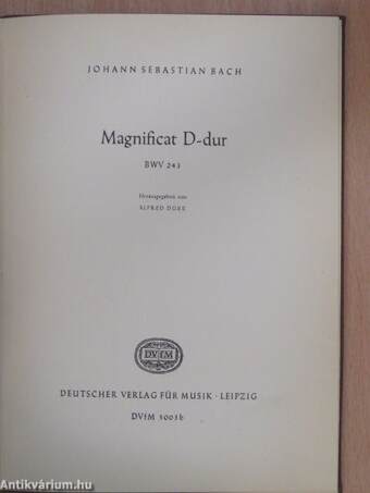 Magnificat D-dur