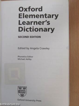 Oxford Elementary Learner's Dictionary