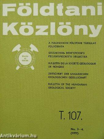 Földtani Közlöny 1977/3-4.