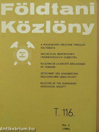 Földtani Közlöny 1986/1.