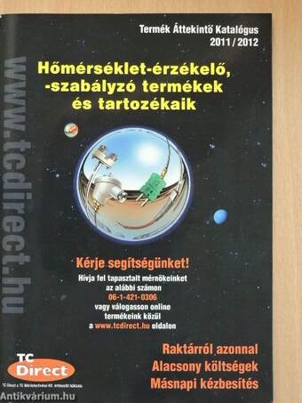 Hőmérséklet-érzékelő, -szabályzó termékek és tartozékaik