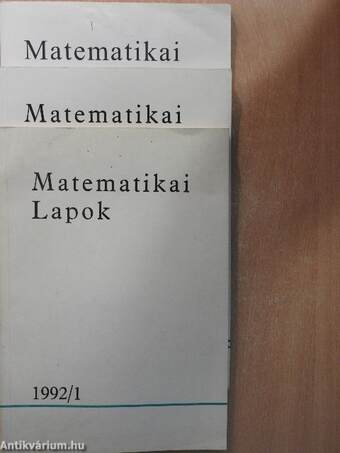 Matematikai Lapok 1992. január-december